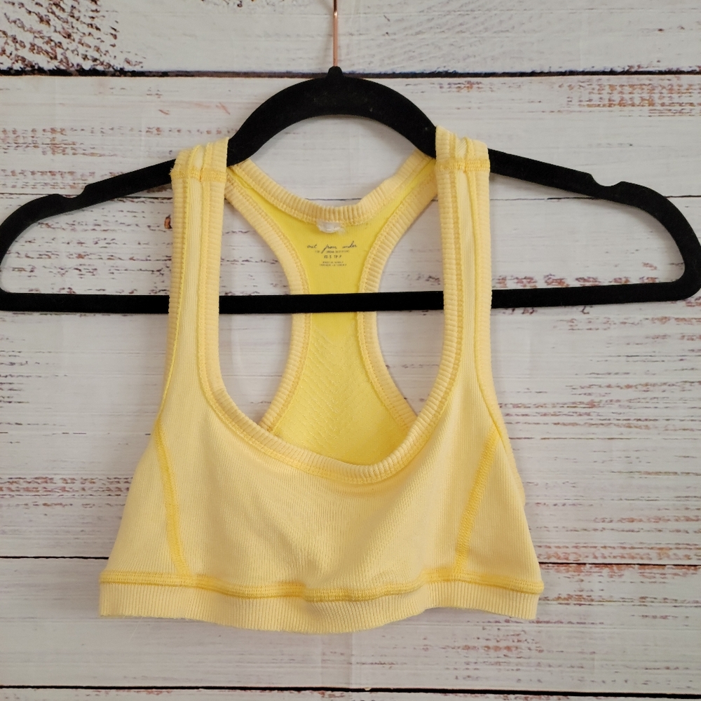 Urban Outfitters Yellow Sports Bra